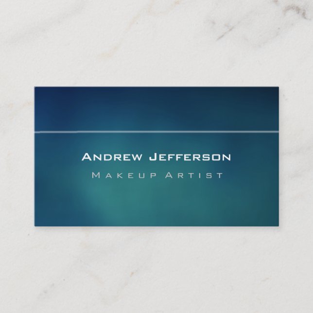 Carte de visite Artiste professionnel Arrière - pl (Devant)