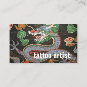 Carte De Visite Artiste sud-coréen de tatouage de Namdaemun  
