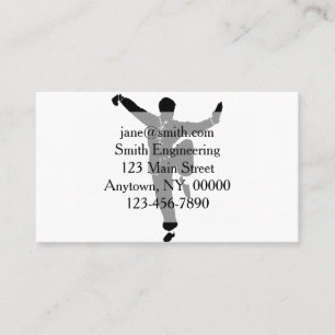 Carte De Visite Artistes martiaux - Choisir la couleur arrière - 