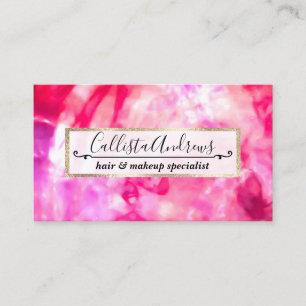 Carte De Visite Artsy Abstrait Été Neon rose pourpre teint Tie Dye
