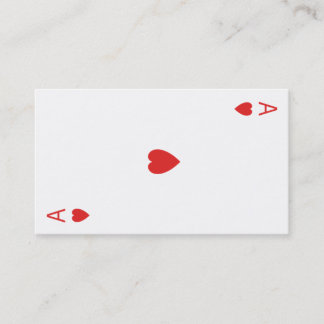 Carte De Visite As des coeurs