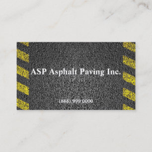 Carte de visite asphalte