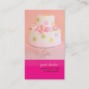 Carte De Visite Assez en gâteau de mariage rose