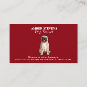 Carte De Visite assis Doggie