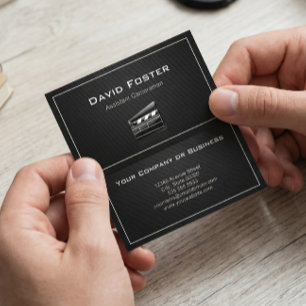 Carte De Visite Assistant cadreur réalisateur de film