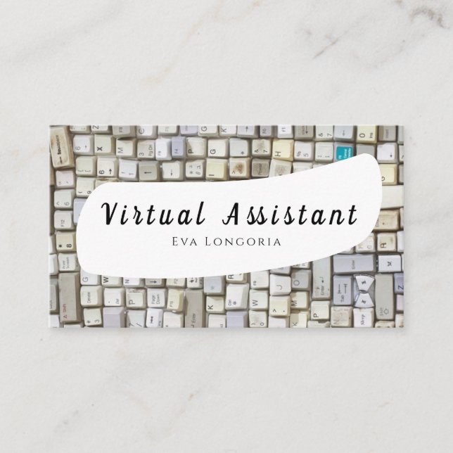 Carte De Visite Assistant virtuel (Devant)