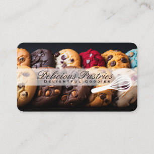 Carte De Visite Assortiment de biscuits   Boulangerie   Restaurant