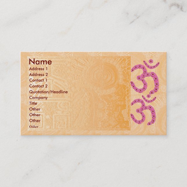 Carte De Visite Astrologie n guérissant Practioner (Devant)