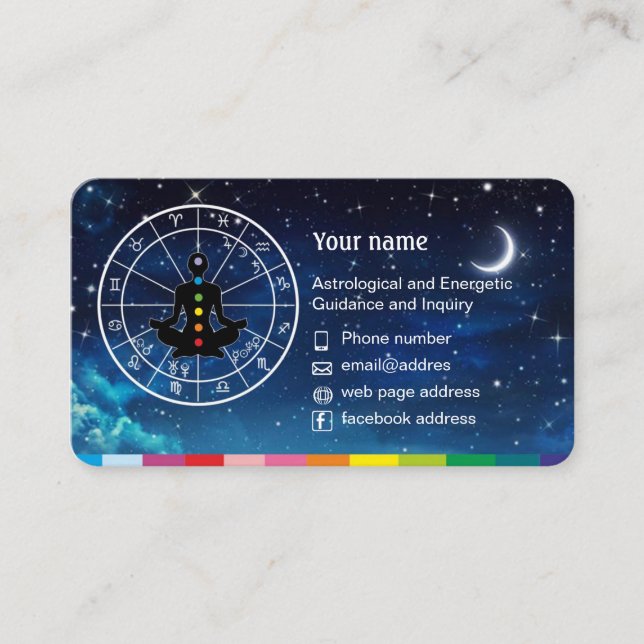 Carte De Visite Astrology Business card (Devant)