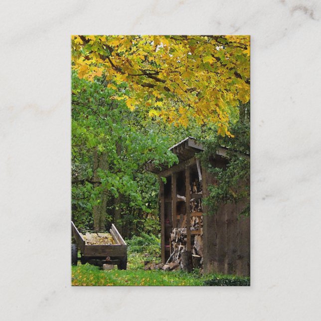 Carte De Visite ATC de bûcher (Devant)