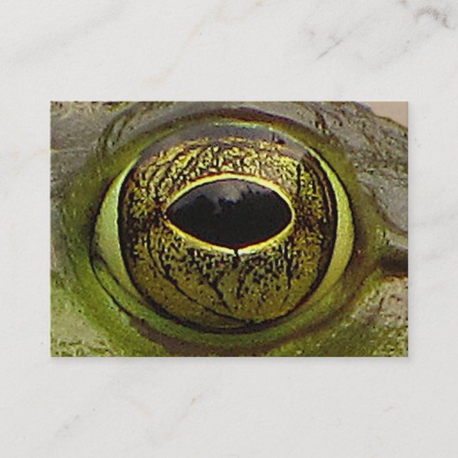 Carte De Visite ATC de l'oeil de grenouille (Devant)