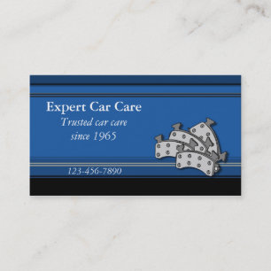 Carte de visite atelier de réparation de voiture