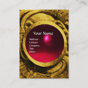 Carte De Visite ATHENA ET COMBATTRE LES GRIFFINS MONOGRAM, Ruby Ro