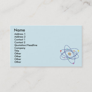 Carte De Visite Atome - affaires
