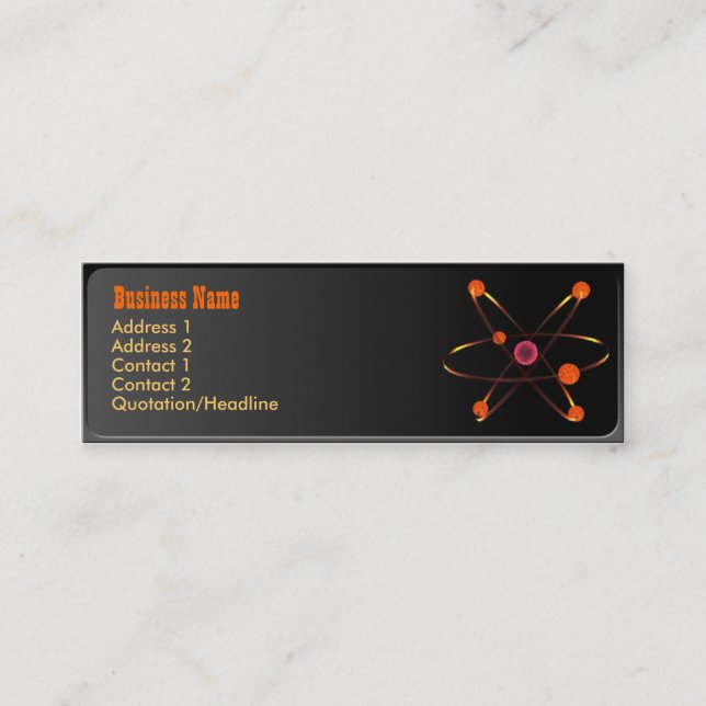 Carte de visite atomique (Devant)