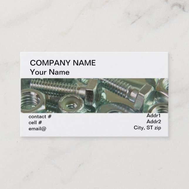 Carte De Visite attaches assorties (Devant)