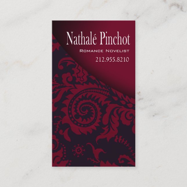 Carte De Visite Attaque surprise de damassé - indépendant de (Devant)