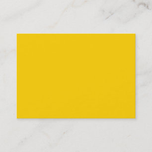 Carte De Visite Attention Arrière - plan couleur unie jaune brilla