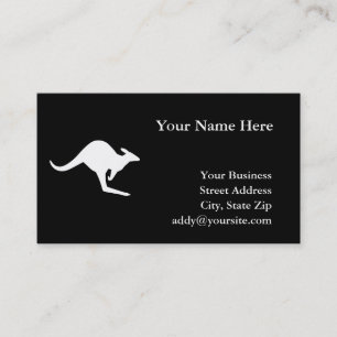 Carte De Visite Attention Kangaroo