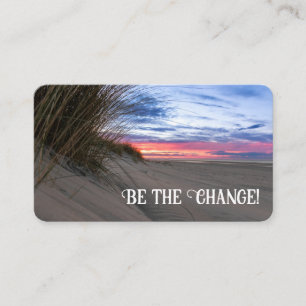 Carte De Visite Attitude positive dans la vie avec citation motiva