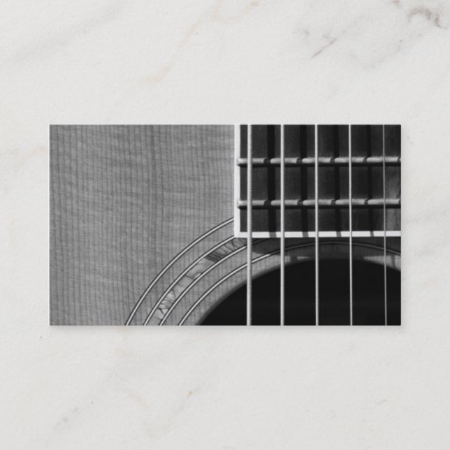 Carte De Visite Attrapez le rythme - la gamme de gris 2 (Devant)