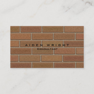 Carte De Visite Attrayant Mur Brown Style Moderne Minimaliste