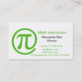 Carte De Visite Au vert de pi Kelly