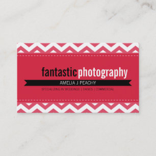 CARTE DE VISITE AUDACIEUX : : chevron moderne