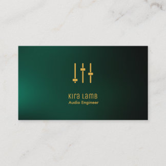 Carte de visite Audio Engineer