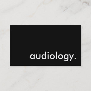 Carte De Visite audiologie.