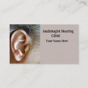 Carte De Visite audiologie des aides auditives des rendez-vous méd
