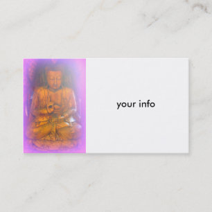 carte de visite aurple buddha
