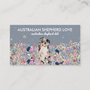 Carte De Visite Australian Shepherd Aussie