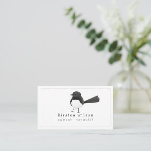 Carte De Visite Australian Willie Wagtail Bird - Custom