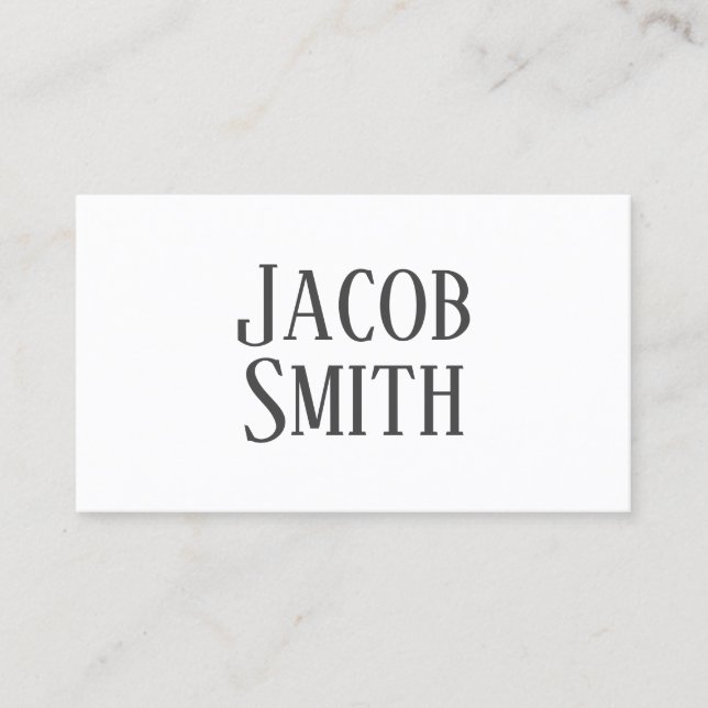 Carte De Visite Auteur de science-fiction Dark Grey (Devant)