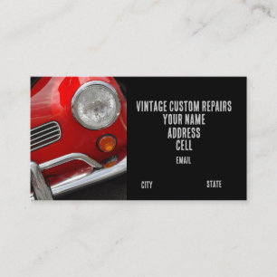 Carte De Visite Auto classique