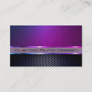 Carte De Visite Auto Design Carbon Fibre Mechanic Service