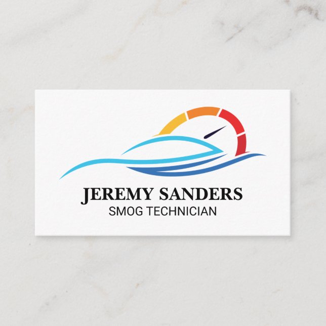 Carte De Visite Auto Modern Logo | Car Services Repair (Devant)