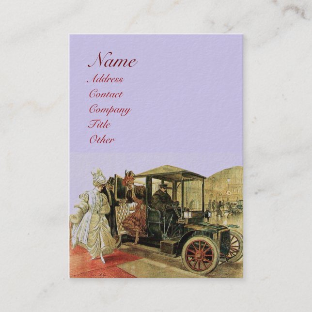 CARTE DE VISITE AUTO-RESTAURATION, AUTOMOBILE (Devant)