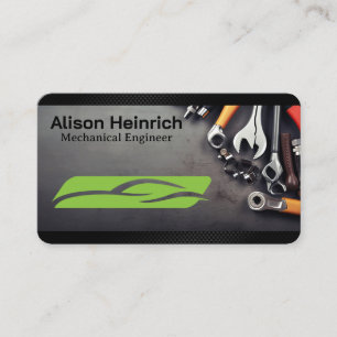 Carte De Visite Auto Services Care Outils à main de mécanicien