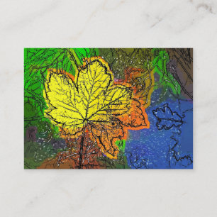 CARTE DE VISITE AUTOMNE