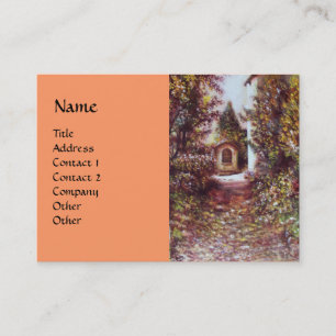 Carte De Visite AUTOMNE SILENCIEUX À FLORENCE Paysage de Toscane
