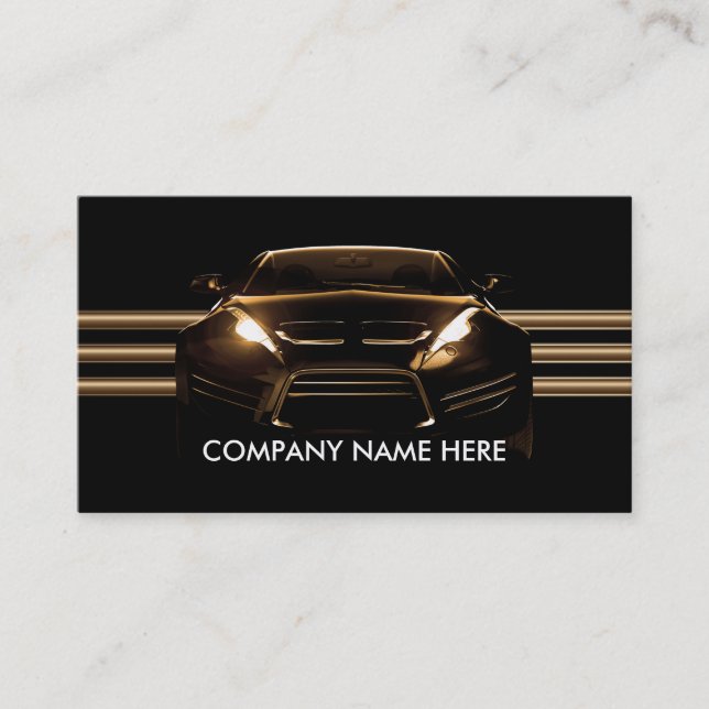 Carte De Visite Automobile Cool (Devant)