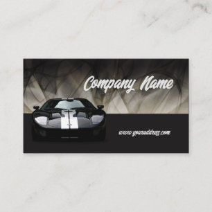 Carte de visite automobile Glamor Black Sports