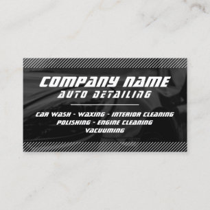 Carte de visite automobile professionnel moderne