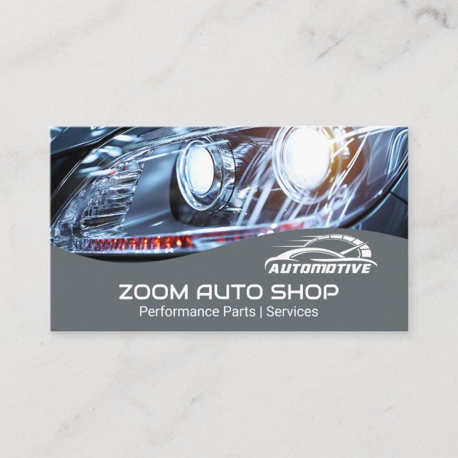 Carte De Visite Automobile | Réparation de voitures et pièces | Pr (Devant)