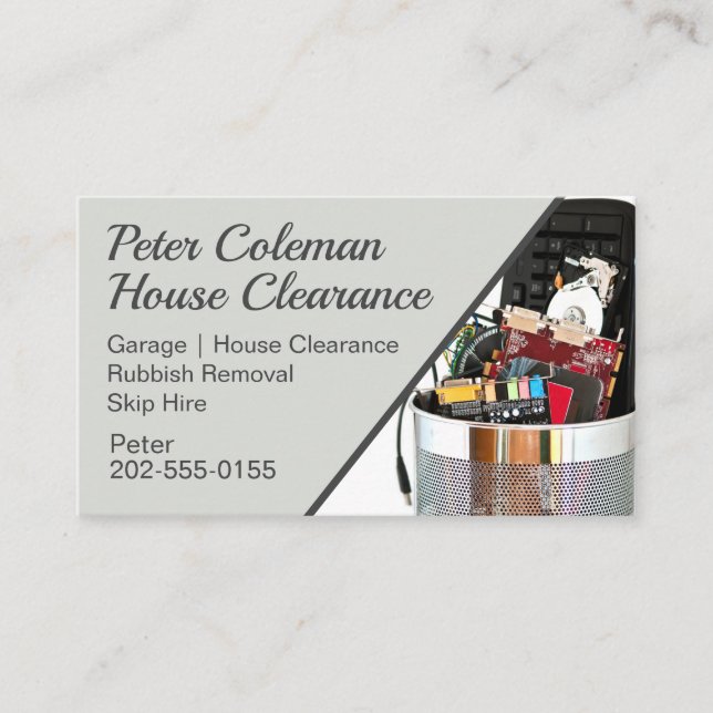 Carte De Visite Autorisation de garage (Devant)