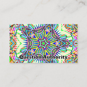 Carte De Visite Autorité des questions ( vous pouvez modifier les 