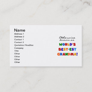 Carte De Visite Autrement connu en tant que cadeaux de la