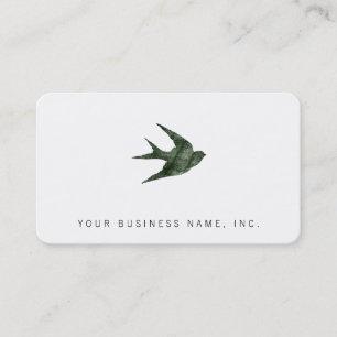 Carte De Visite Avaler (Style Letterpress)